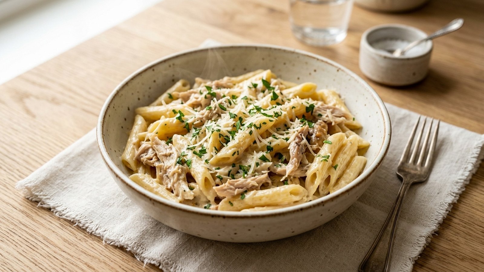 Slow Cooker Olive Garden Chicken Pasta